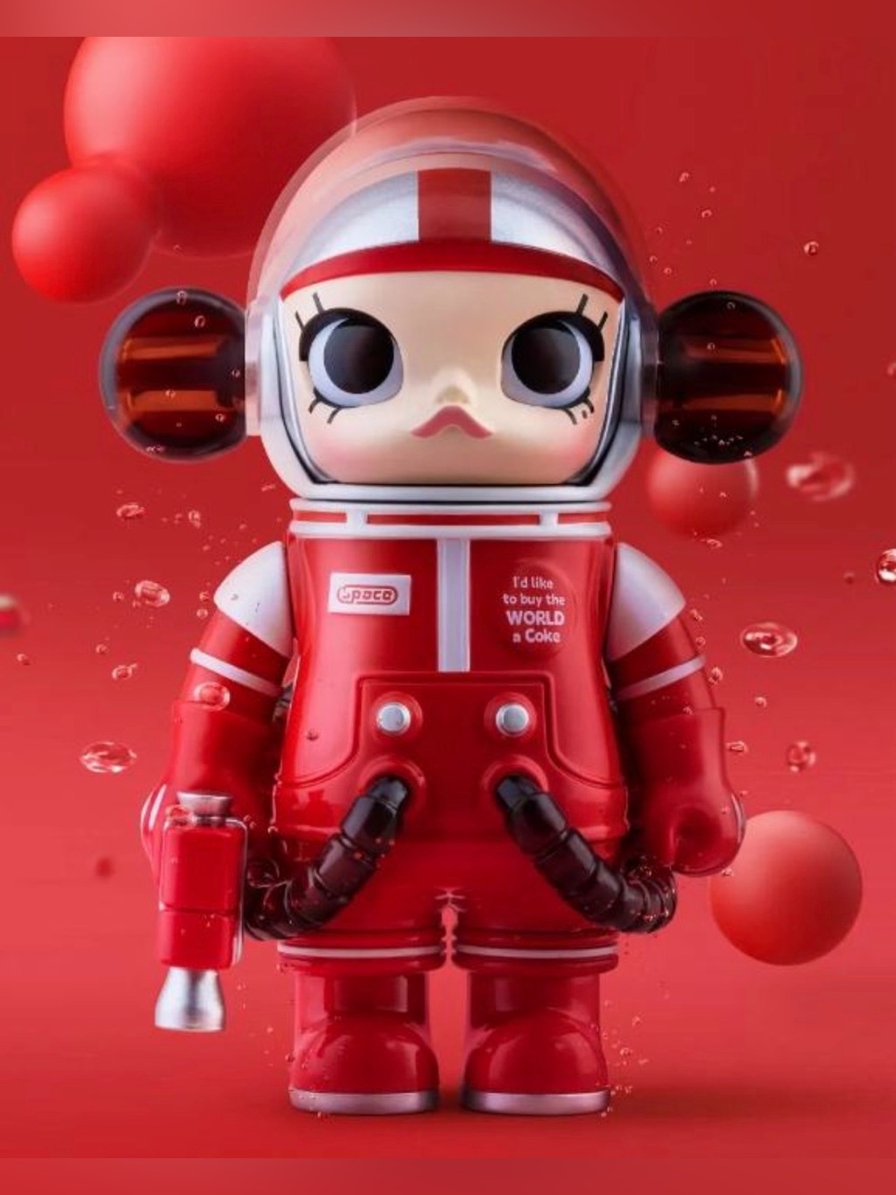 Mega Space Molly 100% Series Figures - “Coca-Cola Classic”